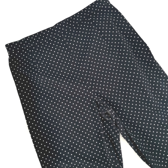 Bill Blass Women's 31" High Rise Polka Dot  Pants - Picture 2 of 10